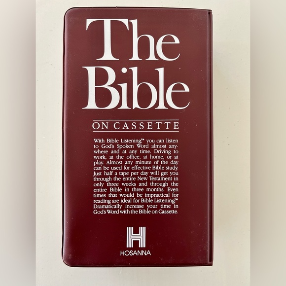 The Bible on Cassette IV Hosanna New International Version New Testament 12 Tape - Picture 3 of 8